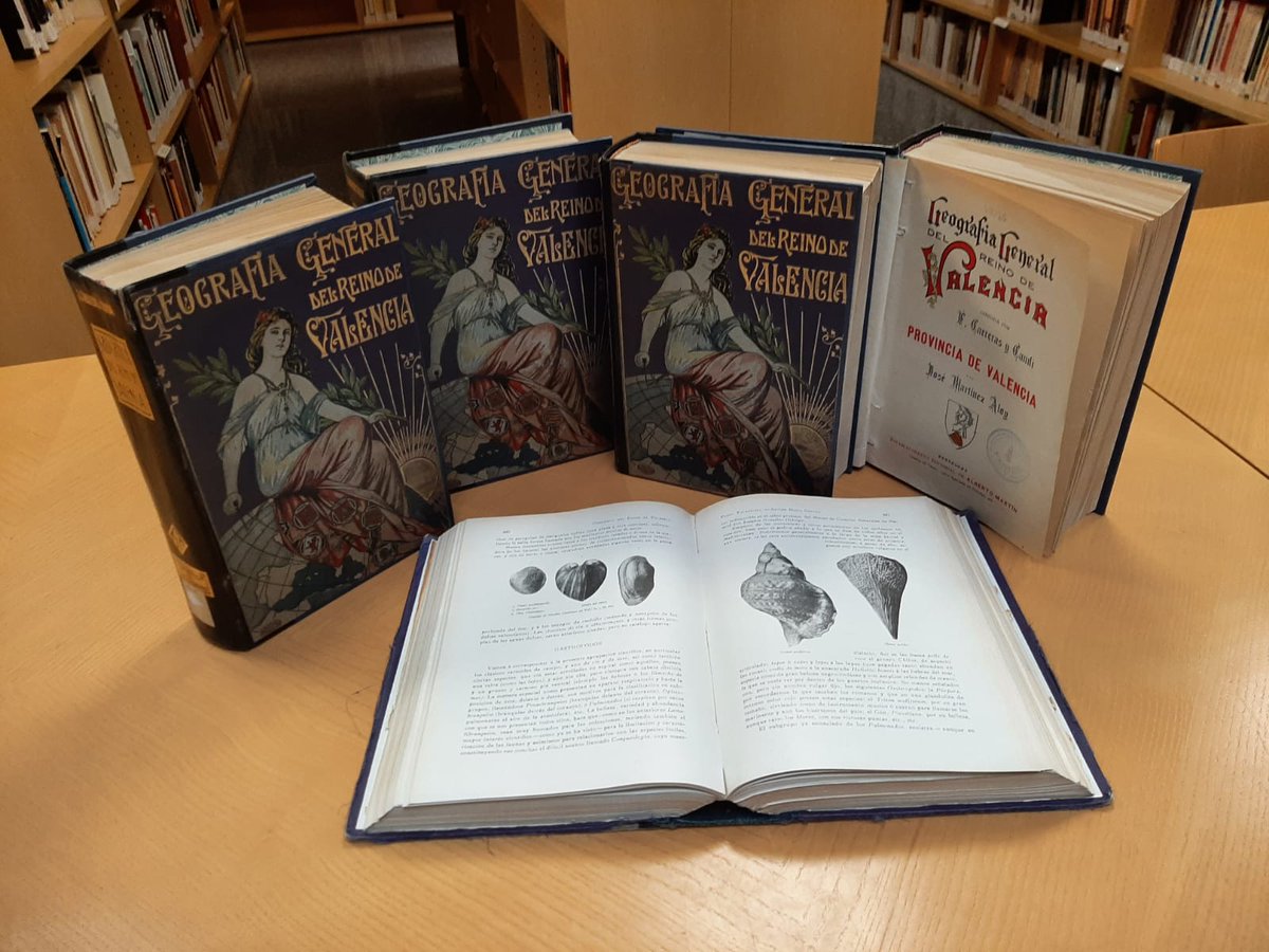muprevalencia's tweet photo. 👉"Geografía General del Reino de Valencia" dirigida per Francisco Carreras i Candi, són 5 #volums editats per fascicles als anys 20 del s.XX, sobre les províncies de València, Castelló, Alacant i un genèric de tot el nostre territori.
1/2
#Publicacions #AltValor #Mupreva https://t.co/gHFkBR11mp