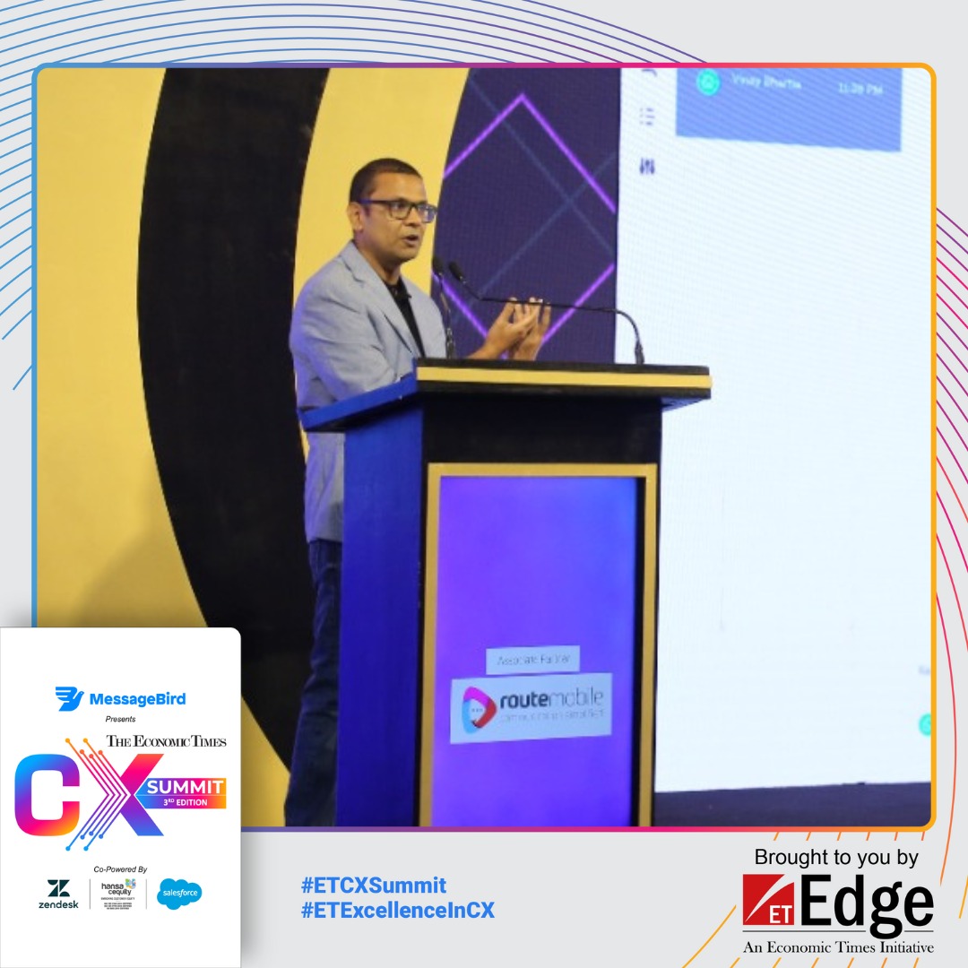 ET_Edge's tweet photo. #ETCXSummit | "It's essential to understand whether customer inquiries fall under the category of frequently asked issues and can be resolved without the assistance of a support staff. That's the way we determine customer satisfaction." https://t.co/Aa9v3PH6d6