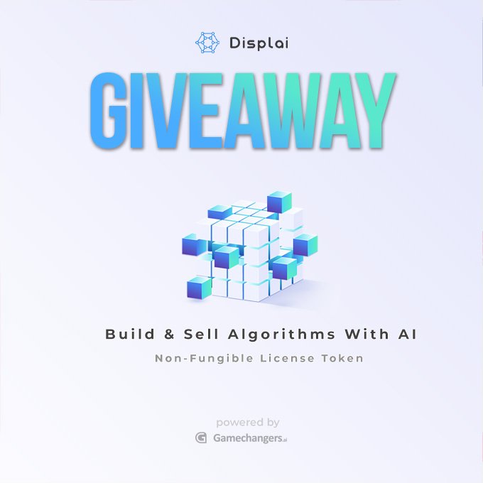 🎉 Gamechangers #GIVEAWAY 🎉

💰 15 NFTs ($500) - Passive income NFTs
💰 $30 $ETH

To Enter;
☑️Follow <a href="/gamechangers_ai/">Gamechangers.ai</a> and <a href="/Displai_me/">Displai.me</a> 
☑️RT🔁+❤️ &amp; Tag 2 friends
☑️Join Discord discord.gg/KFaDVCvyt5

⏲️ 15 winners ~ ends in 5 days

#nft #giveaway #nftcommunity #NFTs