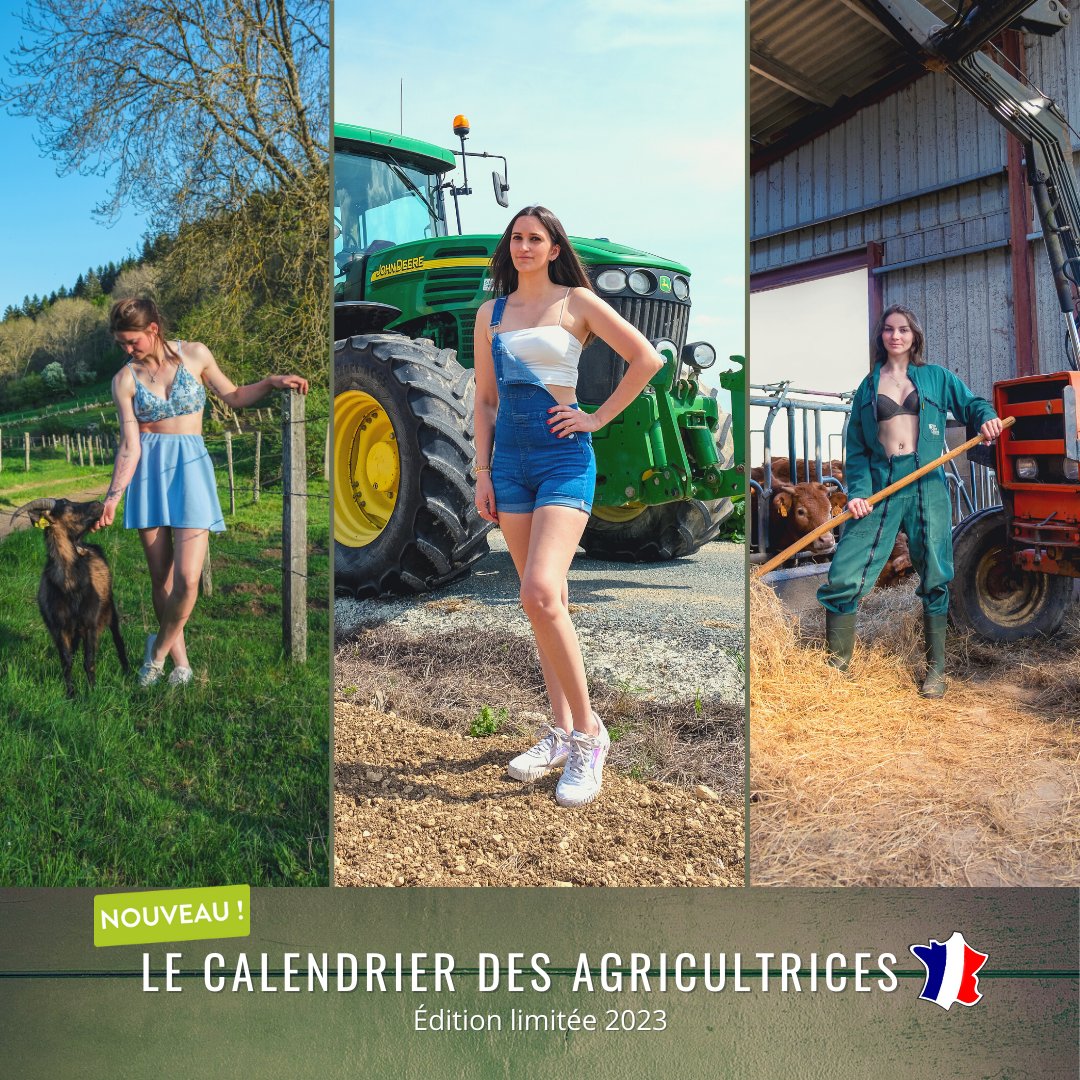 Calendrier Belles des Prés on Twitter: "Le glamour est dans le pré avec
