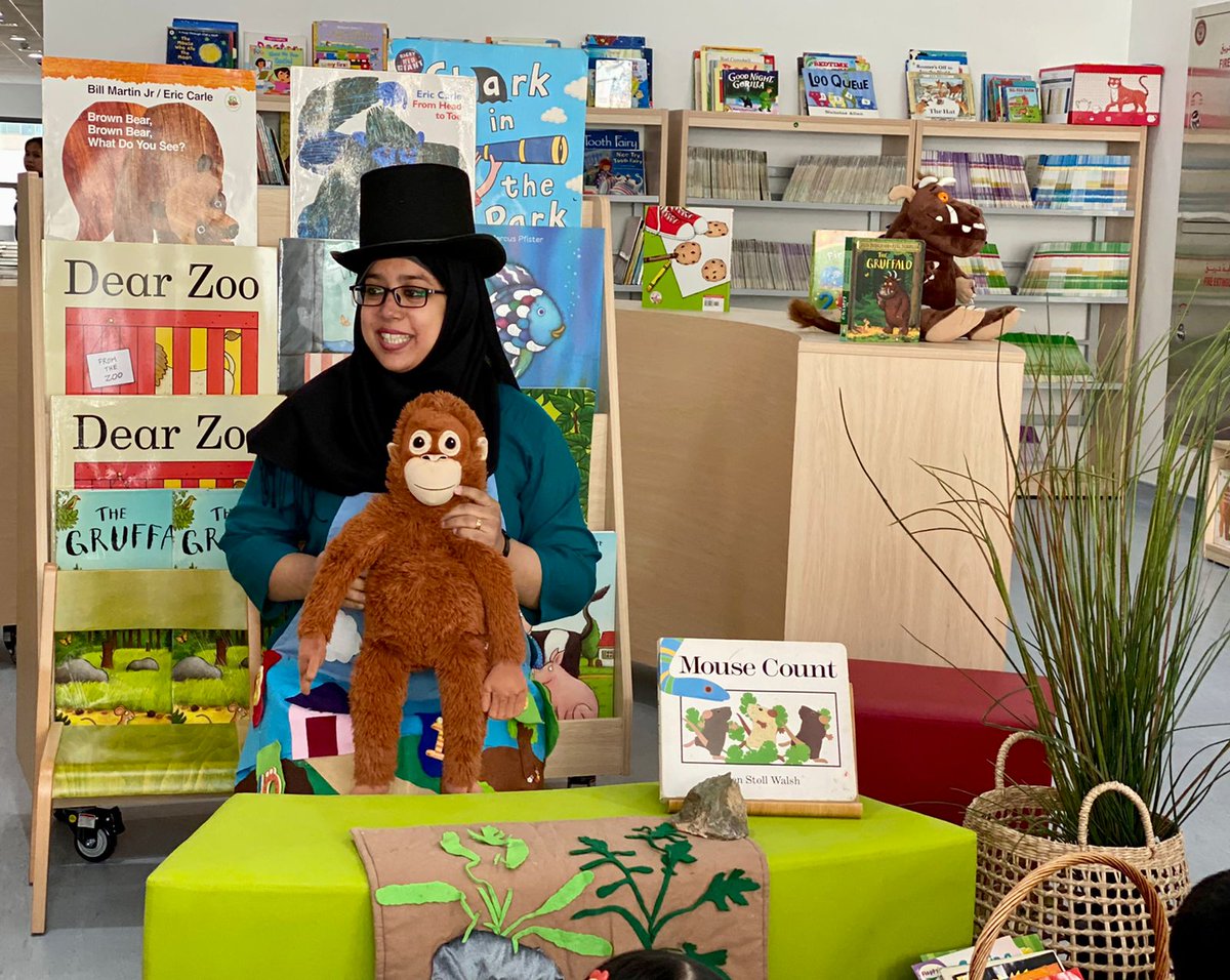 PristineSchool's tweet photo. Our Story-tellers who create fantastical learning in FS-2 🐒🤩🐵 #MouseCounts #PristineEarlyYears #MathStoryTelling @NCETM https://t.co/R8V3sJ0wad