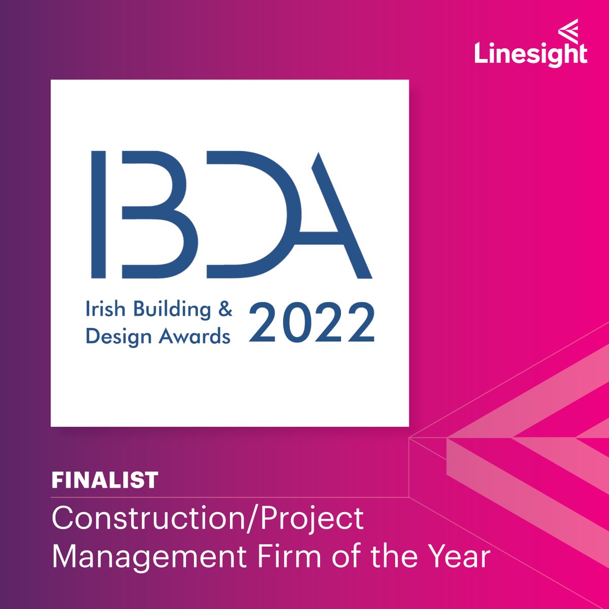 wearelinesight's tweet photo. Linesight is pleased to announce that it has been selected as a finalist for this year’s Irish Building & Design Awards 2022. Click here to learn more: https://t.co/txcmoxaKrv
#IBDA22 #Construction #ProjectManagement #FirmoftheYear #Linesight https://t.co/NEq5u5OWMS