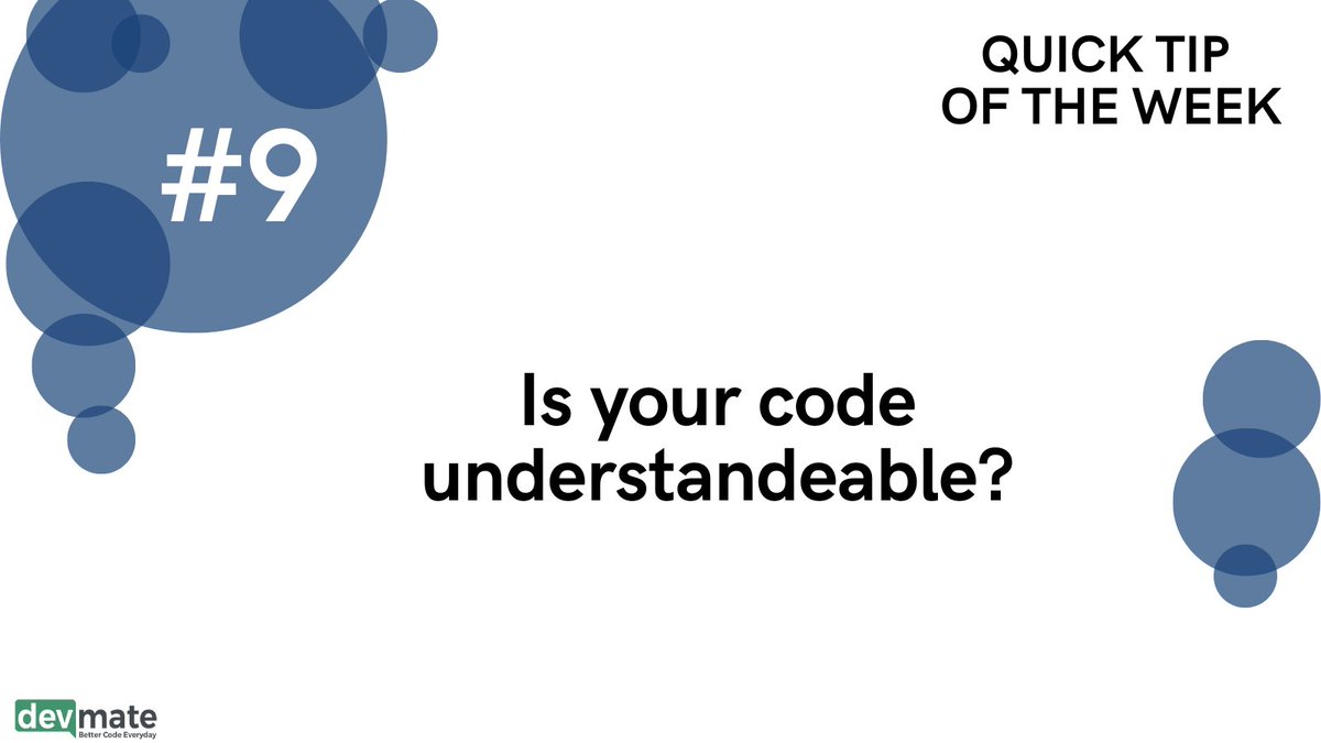 devmateSoftware's tweet image. Often you lose yourself in your own code …

#devmate #unittesting #programming #programminglanguages #java #softwareengineering #softwaredeveloper #coding #bettercode #developers #softwarequality #automatedsoftwaretesting #cleancode