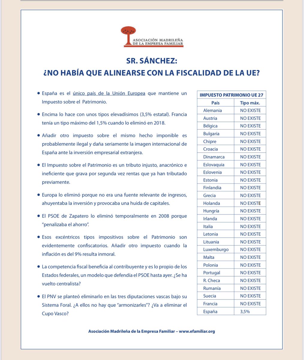 Hoy, en Expansión. Un ejemplo más de que el gobierno de <a href="/sanchezcastejon/">Pedro Sánchez</a> es una anomalía en Europa.