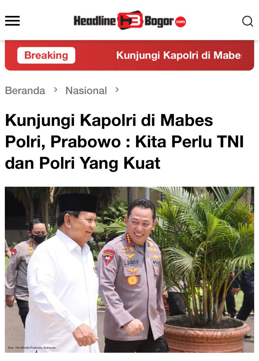 Sepakat nih, Rakyat pilih Prabowo Subianto, karena kinerjanya jadi Menteri terbukti baik, semua kita bisa lihat.

<a href="/prabowo/">Prabowo Subianto</a> <a href="/Gerindra/">Partai Gerindra</a>
Prabowo Untuk Indonesia
Solusi Bangsa Kuat
Buktikan Dengan Kerja
