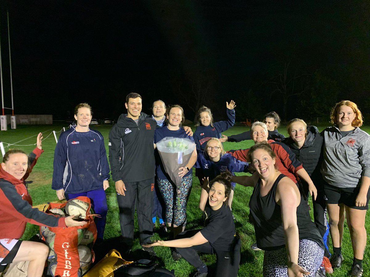 A massive congratulations to @zoe2307 on her marriage to the wonderful Tim last weekend. You both looked incredible, wishing you both a lifetime of happiness.

We’re also delighted that it means you’re back playing contact again 😉