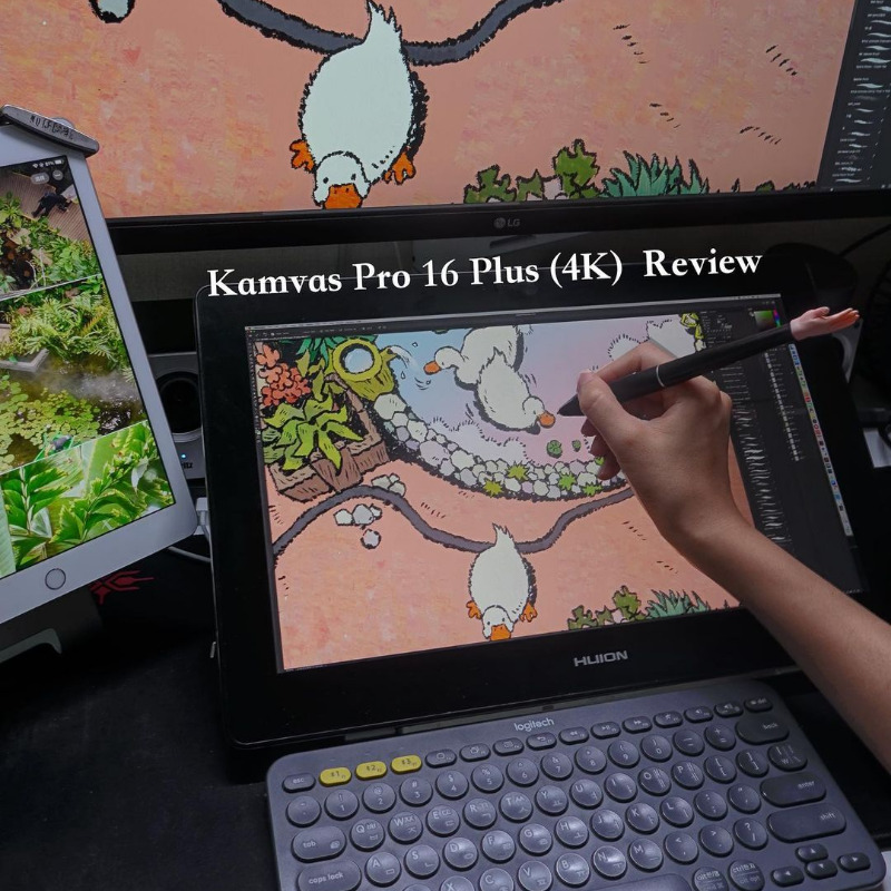 HuionTab's tweet photo. #huionReview
Let’s check out how #kamvaspro16plus(4K) immerses into an artist’s workflow.

Artist: @qu.draws
Gear: #KamvasPro16Plus(4K)

#huion #huiontablet #homepainting #creativespace #inspiringspaces #desksetup #productivespaces #officeinspo #homeofficedesign #workspace