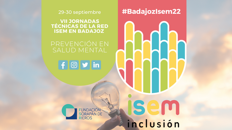 GrupCHMSM's tweet photo. 🗨️ [JORNADES TÈCNIQUES]

Participació del #GrupCHMsm a les VII Jornades Tècniques sobre Prevenció en Salut Mental de la @Red_ISEM  a #Badajoz 

Més INFO👉🏽https://t.co/GBraM30lE7

#BadajozIsem22 #saludmental #prevención #jornadas #somosredisem https://t.co/VTE4drwO6m