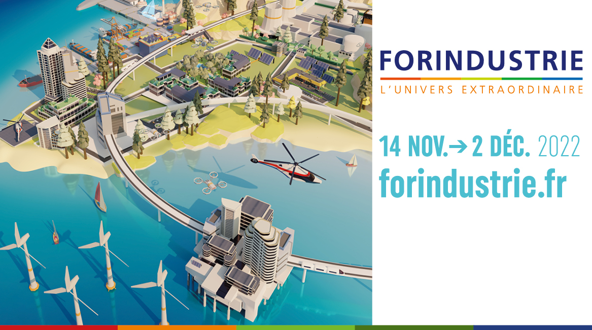 🚀🚀 #FORINDUSTRIE l'Univers extraordinaire est lancé !
Un événement pédagogique, ludique et 100% digital destiné à faire connaître l'#industrie , ses métiers et ses #innovations aux collégiens, lycéens, étudiants et demandeurs d'emploi. 
👉Inscriptions : forindustrie.fr