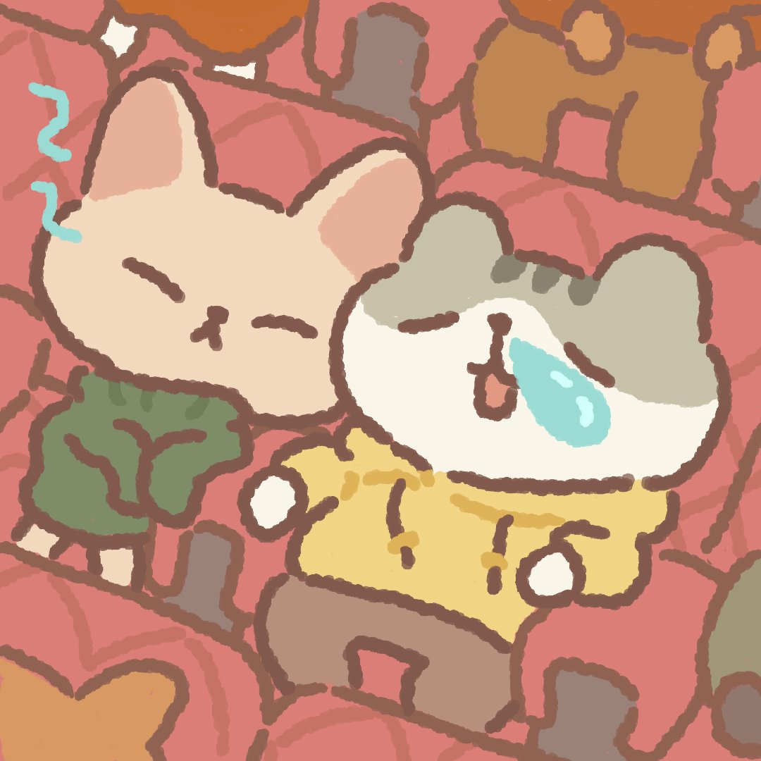 「不同貓貓去聽音樂會的反應」
咕咪：今晚大提琴配上鋼琴的演奏真美...😏
小王：我好感動🥺
雞蛋：好久沒睡這麼香了😝
喵小廚：💤

#動物餐廳 #音樂會