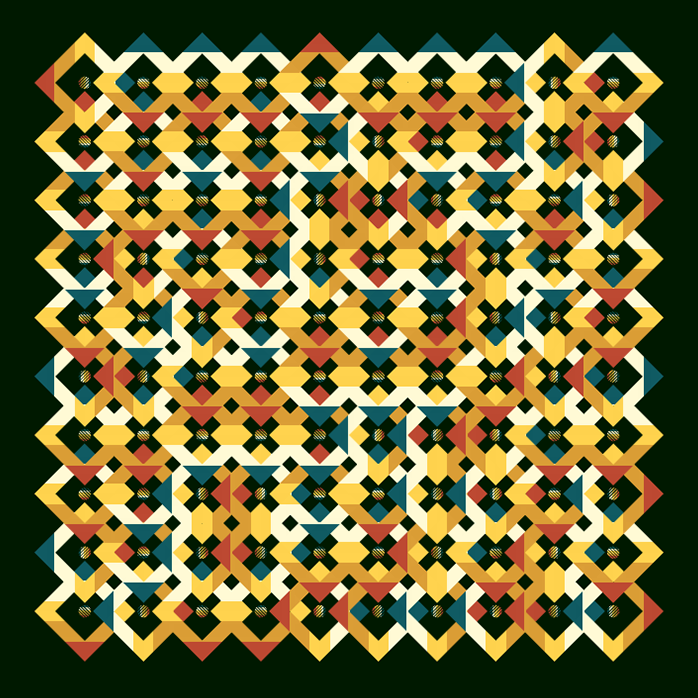 Totem_In_Hex's tweet photo. Alhambra live on #fxhash today at 16:00 CET
https://t.co/yaae8STzVK
#creativecoding #abstractart #generativeart #fpattern #creativecoding #geometricart https://t.co/Qz94l8JmQz