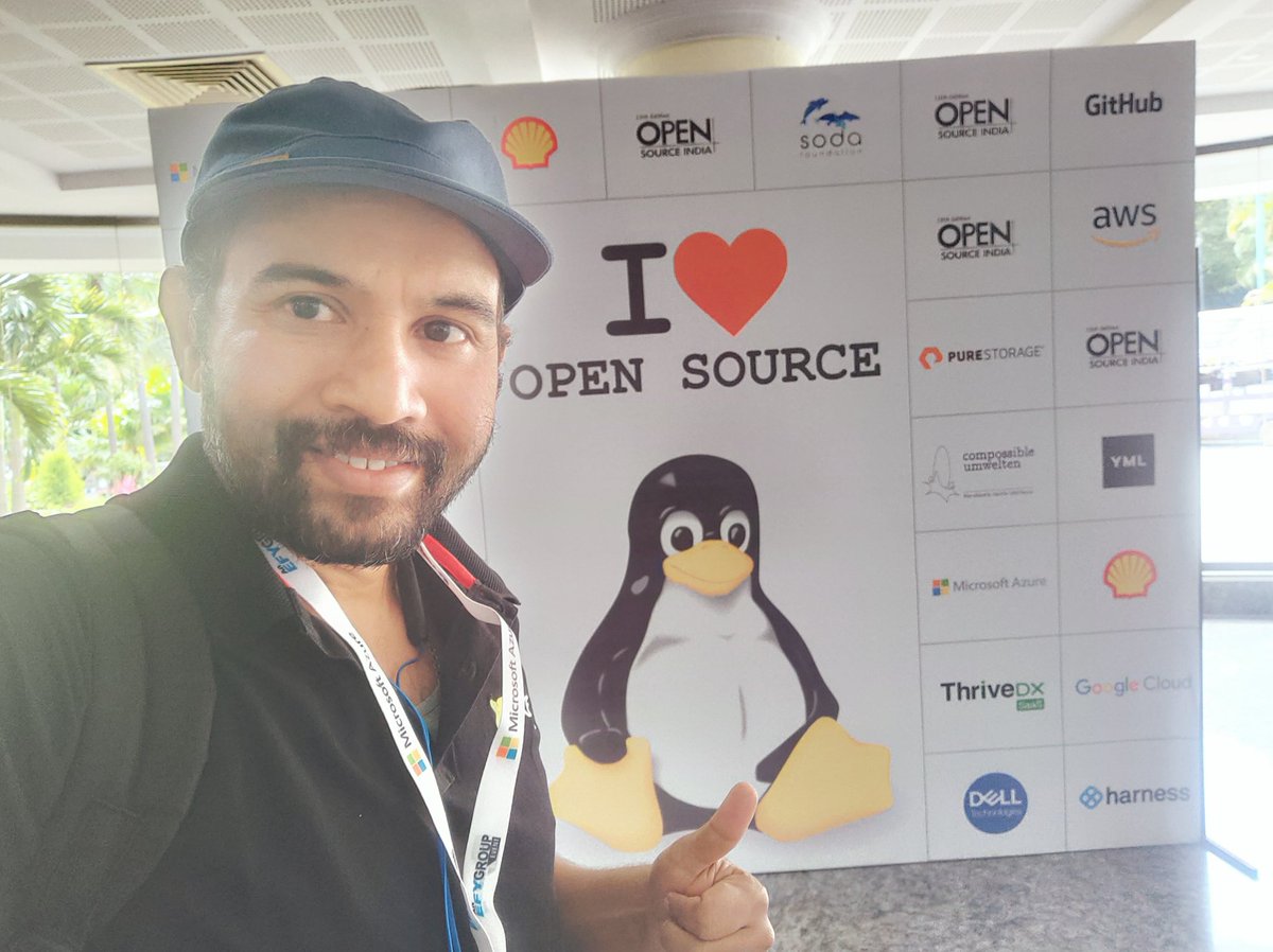 gbhasha's tweet image. I’m at Open Source India Conference! After a long time, attending a conference in person.
Excited for today’s sessions and to network with great minds! 
#opensource #opensourceindia #osi2022