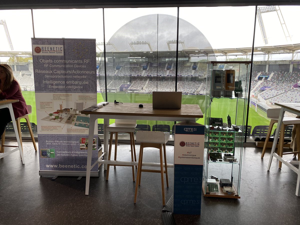 C’est parti pour une journée de rencontres et d’échanges sur le site incroyable du pôle affaires du #tfc pour la convention #10ce de la #cpme31! Partageons nos expériences d’#entrepreneur (dans l’#IoT avec #BEENETIC Systems)!