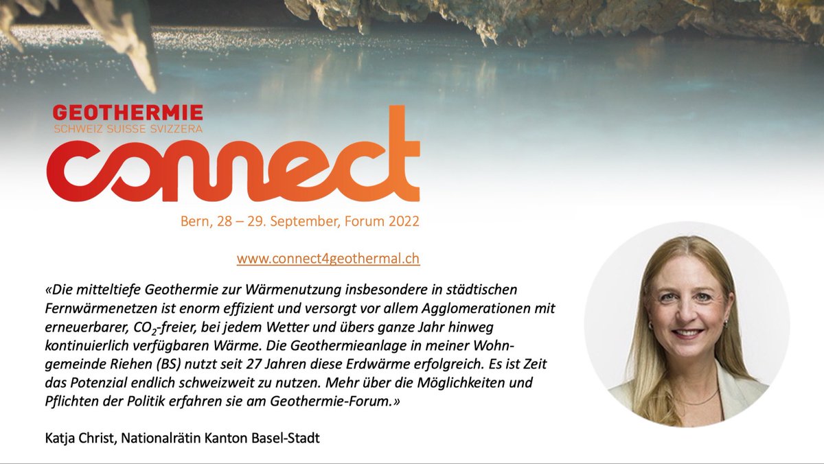 Das Geothermieforum in Bern zeigt auf, wie die #Geothermie zur #Energieunabhängigkeit u. #Dekarbonisierung der Schweiz🇨🇭
beitragen kann. 
Heute Mittag diskutiere ich auf dem #Panel mit!
Warum nur lehnt der #Bundesrat meinen #Vorstoss ab?🙄
👉parlament.ch/de/ratsbetrieb…
<a href="/grunliberale/">Grünliberale Schweiz</a>