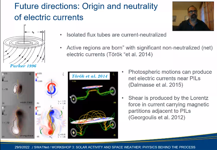 SWATNetProject's tweet image. It&apos;s been a pleasure to have Ioannis Kontogiannis @konjo @AIP_Potsdam opening the series of lectures at Workshop 3 #SWATNetProject. He spoke about properties of active regions and eruptive activity discussing recent results and future directions of this topic. #Sun #spaceweather