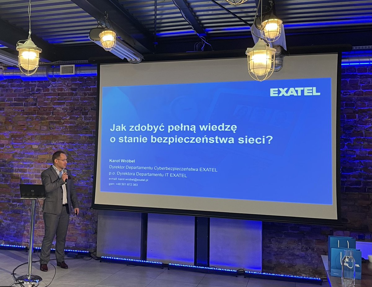 exatel_pl's tweet photo. Wystartowała jesienna edycja #InTechDay💪 Tematem dzisiejszego spotkania jest: „Jak zdobyć pełną wiedzę o stanie bezpieczeństwa sieci?”. Zapraszamy do transmisji online 👉 https://t.co/zrcNAIHr2C #EXATEL #cyber #security https://t.co/KFj3b9Avaa