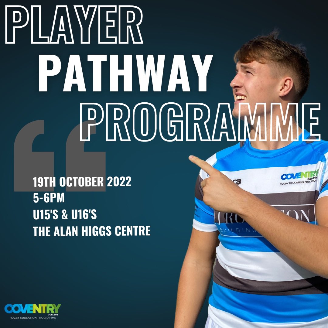 🚨Announcement🚨 <a href="/coventrycollege/">Coventry College</a> are please to announce the first PPP session for talented 14-16yrs olds in preparation for the full time education programme for school leavers, for more information please 📧 academyofsport@coventrycollege.ac.uk #CovCollege #PlayerPathway