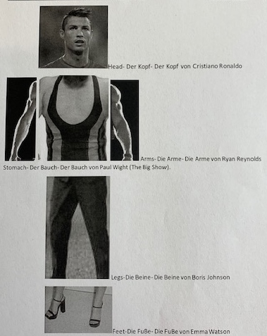 SheringhamHigh's tweet image. Celebrating the Y9s 'Freaky Frankenstein' German homework (part 1)