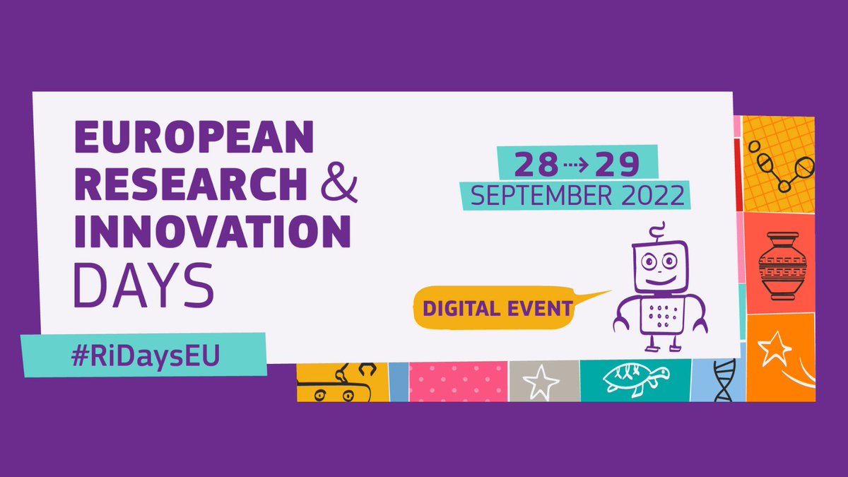 We are attending #RiDaysEU. Today, the program includes several interesting sessions on #Cancers.
#cancersurvivor #InnovationDay #innovation #research