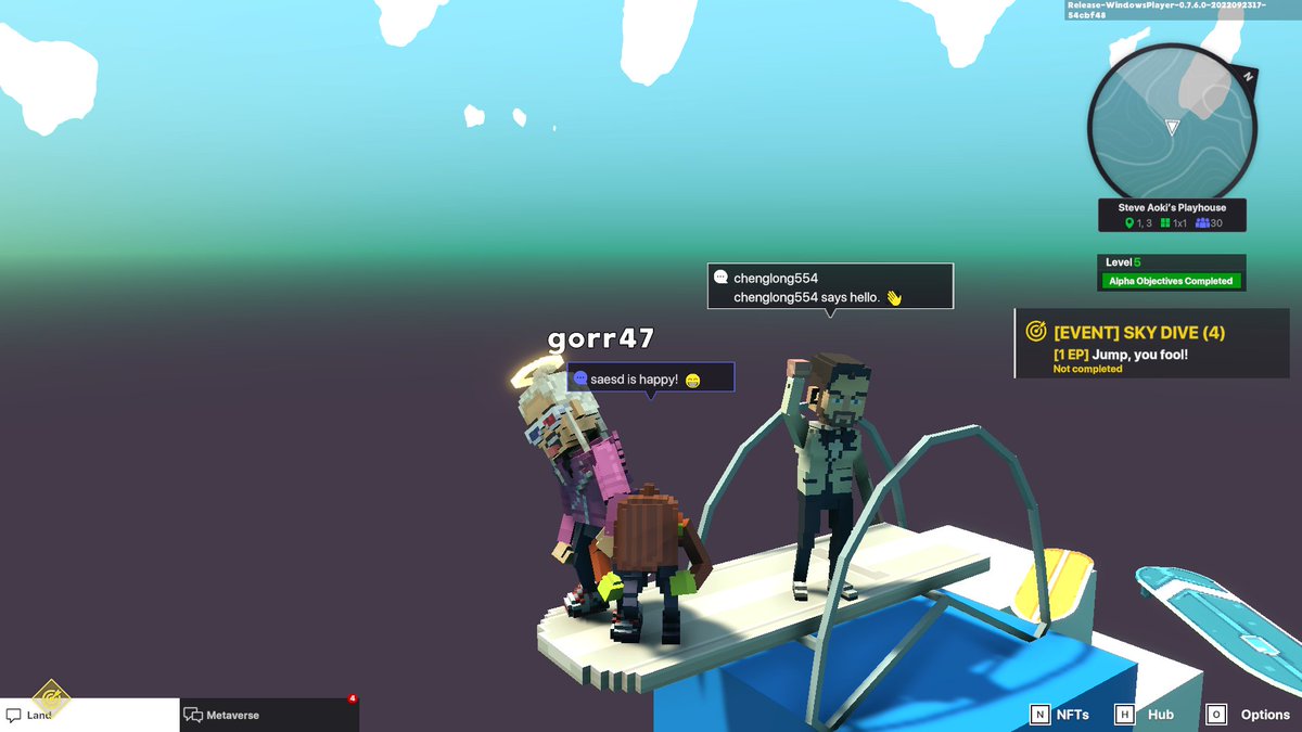 RaphealRaps's tweet photo. @TheSandboxGame @steveaoki I just participated in the #SandboxAlphaS3Giveaway for a chance to win 500 SAND! Found the high diving board in @steveaoki's Playhouse, check out my screenshot below!
👇 https://t.co/HYn4h82gEF