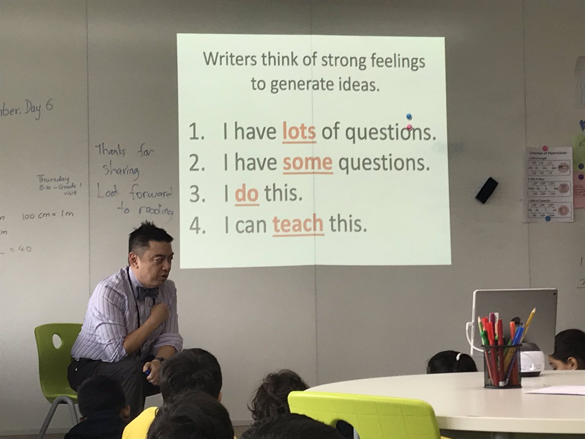 SrutiSukumaran's tweet photo. Stuck for an idea when you sit down to write? Learning to use strong emotions to get an idea ๐ก๐คฉ๐ซ๐ ๐ #writing #brainstorming #minilesson #workshopmodel @vincentRventura @LitLifePD @archana2804 @lisakatehughes @veenadsilva @OISLearningHub https://t.co/7SOS7s9UrK