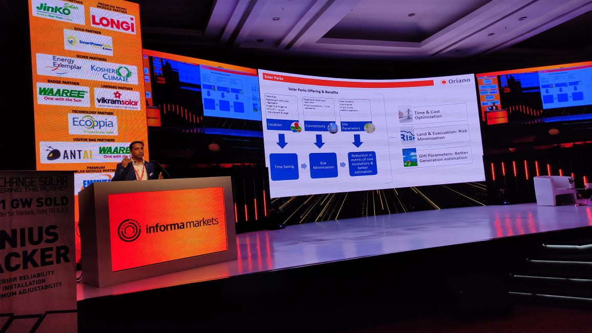 REIndiaExpo's tweet photo. Session by Mr Dheeraj Malani at Renewable Energy India Expo

On the topic: Utilization of solar parks in C&amp;I Industry

Join us today Renewable Energy India Expo for more such interesting sessions!
#REIExpo #RenewableEnergyIndiaExpo #SolarEnergy #greenenergysolutions https://t.co/ybqHgw7ZgR