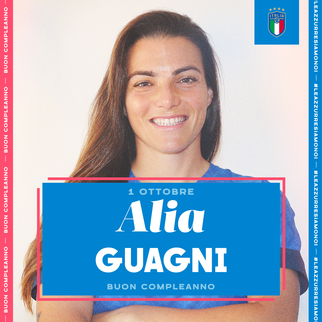 🎂 Buon compleanno <a href="/AliaGuagni/">Alia Guagni</a>! 💐

#Guagni
#Nazionale #Azzurre #LeAzzurreSiamoNoi