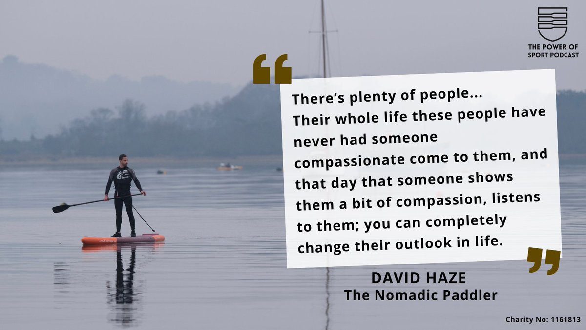 Listen to this insightful episode of #PowerOfSport podcast with 7 x SUP World Record holder, @nomadicpaddler on life in prison, the #PowerOfSport & the importance of kindness, with host, World Champion Rower & ex GB athlete, @imogenwalsh. 🎧 on @Spotify: open.spotify.com/episode/1RzYtG…