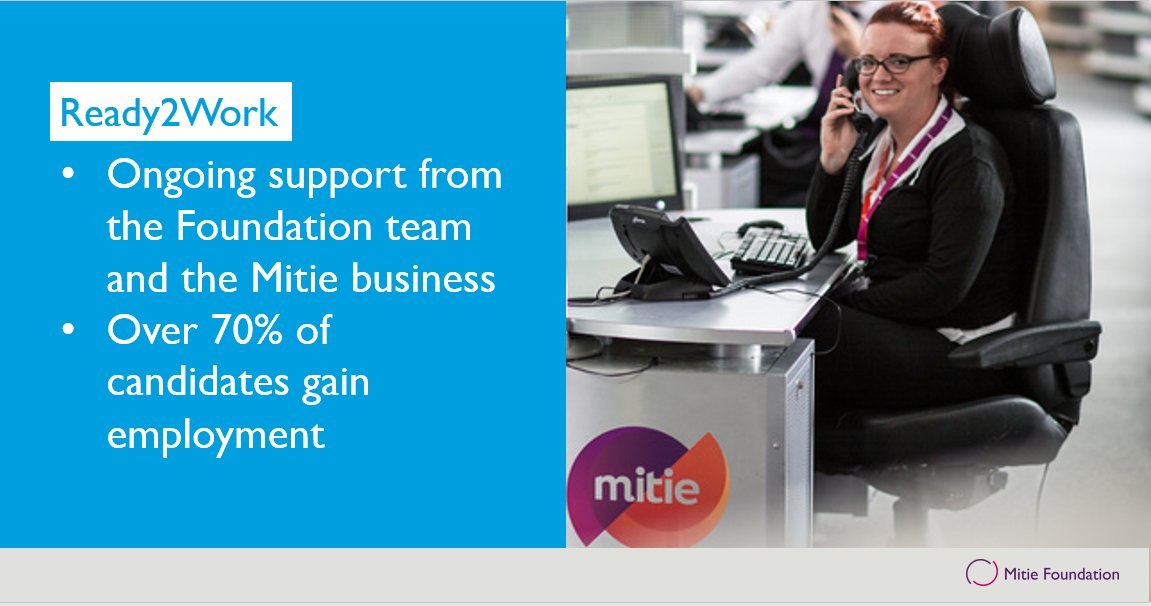 Are you a London-based charity that supports people into employment? Then we want to speak to you!

Ready2Work is returning to #London in October &amp; we have some incredible placements secured.

For more info email us: Foundation@Mitie.com
#SustainableEmployment | <a href="/mitie/">Mitie</a>