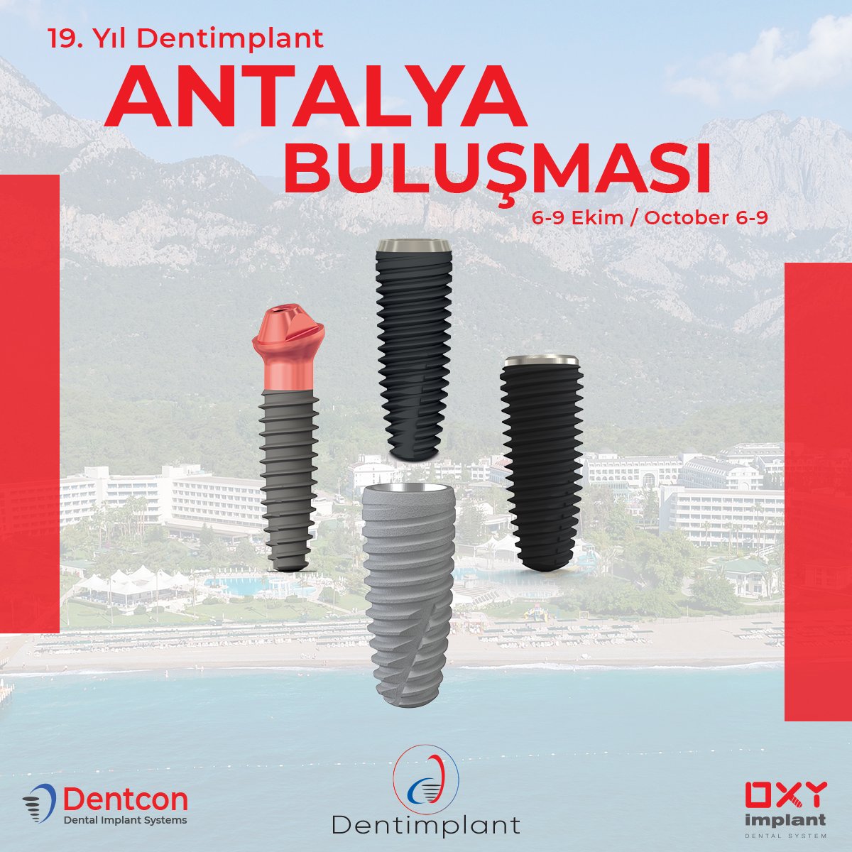 DentconImplant's tweet photo. This year, get ready for a very different meeting experience with our experts from many different scientific fields. Stay tuned to our social media accounts for many more surprises. 😉😉

For participants from other countries;
Please send us email to ‘export@dentimplant.com.tr’ https://t.co/YCUBq1viaY