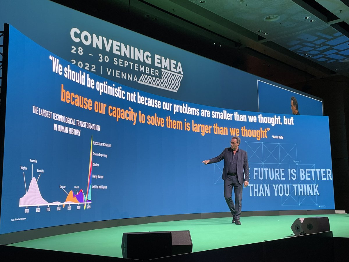 The Good Future gives us hope and understand the role that business events plays in shaping the new reality <a href="/gleonhard/">Gerd Leonhard</a> <a href="/pcmahq/">PCMA</a> #CONVENINGEMEA