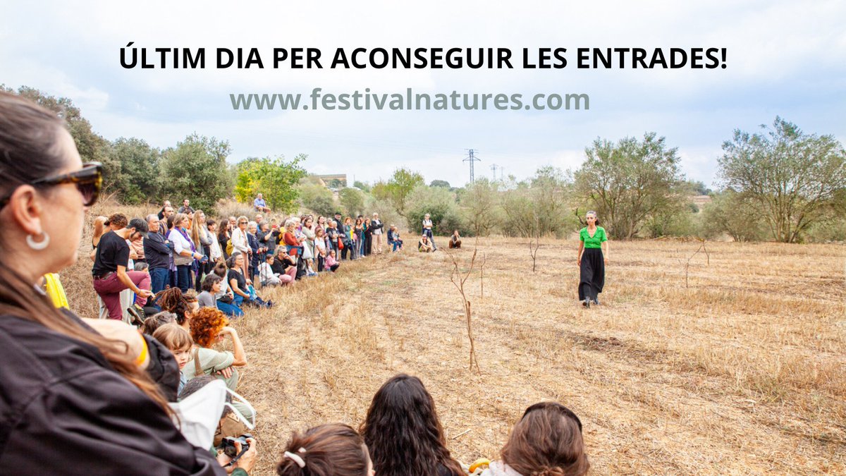 tragantDansa's tweet photo. Últim dia per aconseguir les entrades per al [festival] NATURES!!🌿

Diferents tipus d'entrada per adaptar-nos a tots els públics!

Visita la nostra web i assabentat de tots els detalls: https://t.co/uIkvku9JEl https://t.co/3wugUxiqZ0