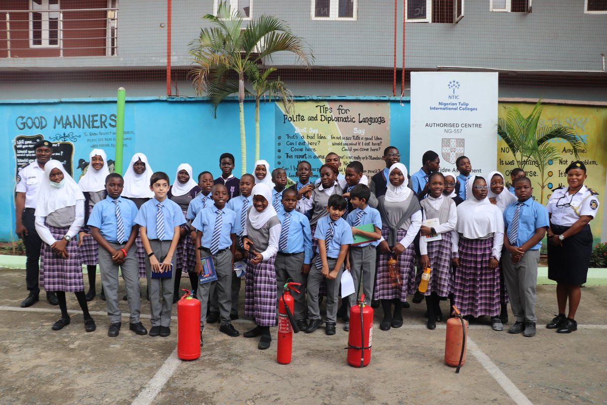 Tulip_lagos's tweet photo. Nigerian Tulip International College Lagos observed her fire and safety week between 19th to 23rd of September 2022.
#NTICtherightenvironmentforlearning https://t.co/nikClo5gHc