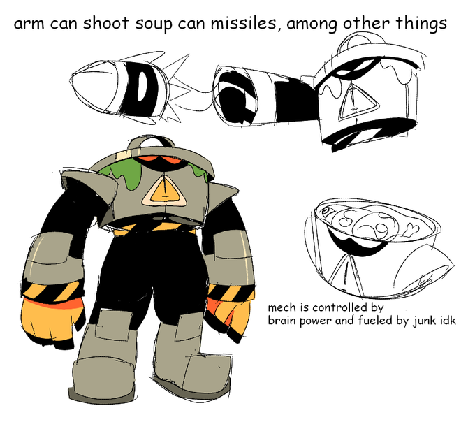 tek redesign kinda? 2nd pic is the scrapped one but i think its still neat 