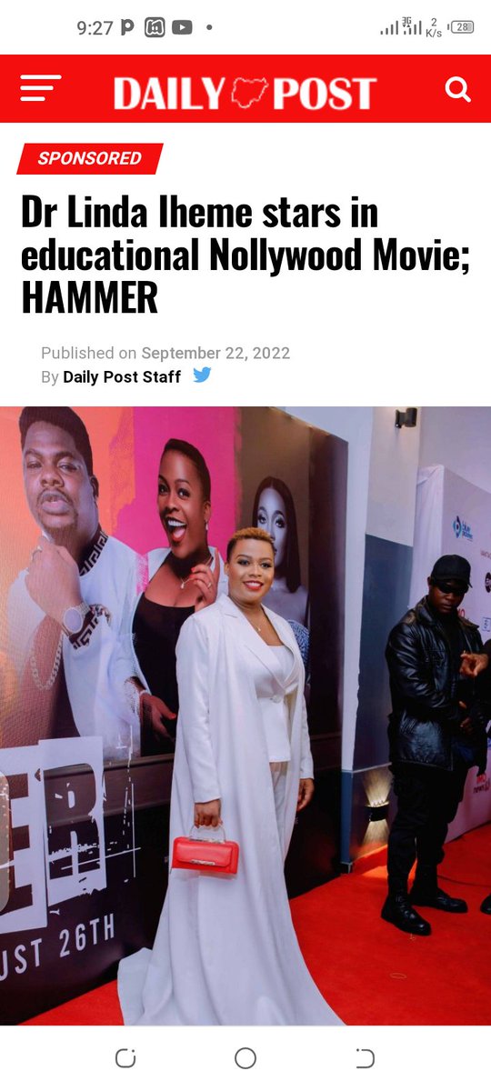 DIAMONDGRACENAT's tweet photo. Meet Dr Linda Iheme,
Executive Producer of the #1 2022 Educational Nollywood Movie; HAMMER @hammerthemovie_
#hammerthemovie 

CEO of Vantage Migration @vantagemigration 

Do you wish to relocate abroad through the study route? ... she's your best 🔌🔌🔌🔌🔌 https://t.co/4sGpiA6fX7