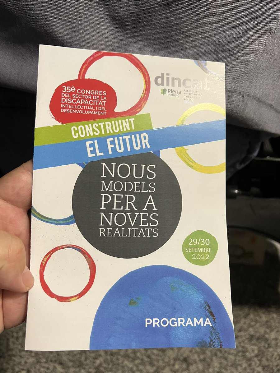 somfundacio's tweet photo. Avui participem al 35è congrés @_dincat per aprendre, compartir i créixer per trobar Nous Models per a Noves Realitats per millorar el suport que donem a les persones @joseptres @upf https://t.co/W0kspcKn7U