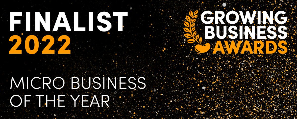 Delighted to be FINALISTS at this year’s Growing Business awards, honouring the UK’s most outstanding entrepreneurs &amp; high-growth businesses. We can’t wait for the awards ceremony in November! Wish us luck 😊 #growingbusinesses #SMEs #entrepreneurs #smallbusinessgrowth