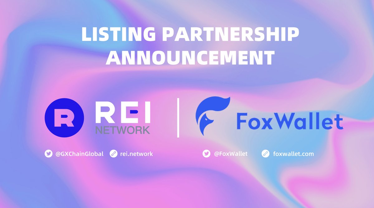 🤝We're happy to announce that #REINetwork is listed on <a href="/FoxWallet/">FoxWallet Official</a>- an easy #Web3 entrance built in multi-chain ecosystems!

Integrated into #FoxWallet for better user experience across protocols!🛡️

#Crypto #Blockchain $REI