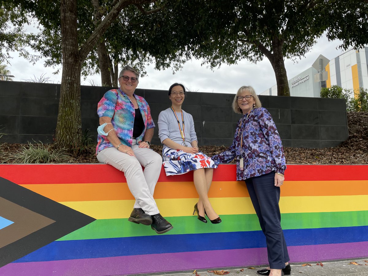 Robina Hospital became a visible member of the rainbow family with the installation of artwork. It is a Diversity and Inclusion and Rainbow Alliance Employee Network initiative to increase visibility of our commitment to LGBTIQ+ staff, and cultivate a culture of acceptance.