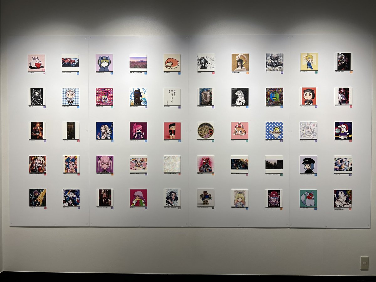 NFTArtTokyo's tweet photo. 【POPUP「Gallery Area」展示当選者の発表🥳】

当選者はこちらのアーティスト様たちです✨👩‍🎨
ご来場者の方々は是非お立ち寄りください‼️
また、遠方等によりご来場できない方は雰囲気だけでも感じていただけますと幸いです🙇‍♂️
#写真素人ですいません😂 
#NFTARTTOKYO https://t.co/AuNntbvrS4