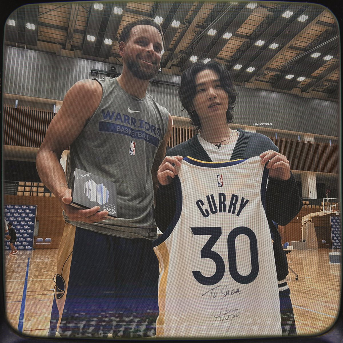 two legends in one frame.