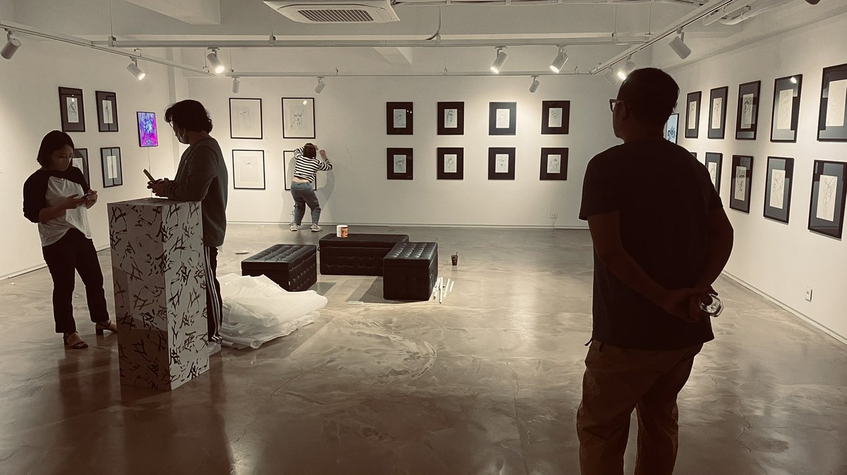 arkpia's tweet photo. ARKPIA’s 2nd ARTIST exhibition in seoul
Installation https://t.co/Ztk08TLUyB