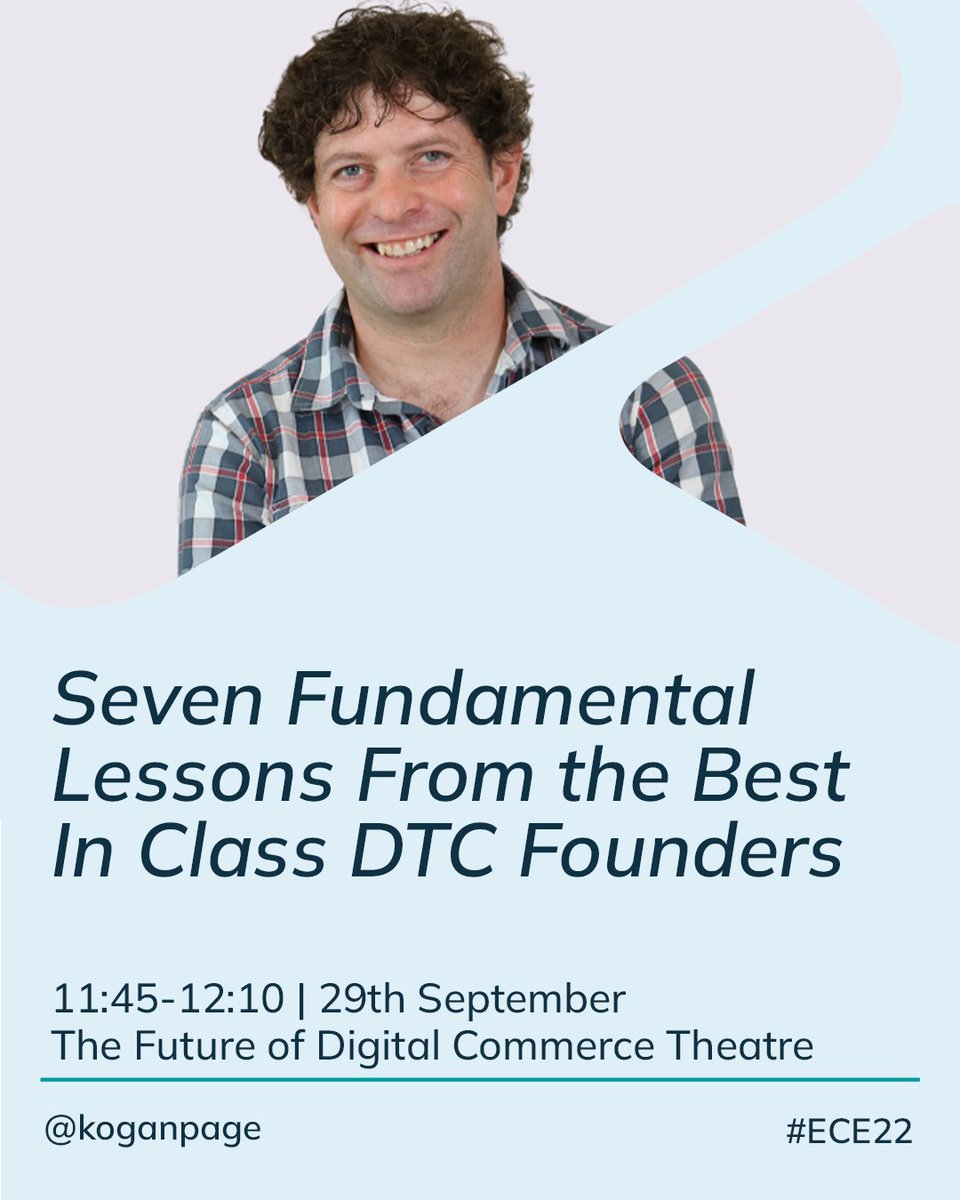 KoganPageMktg's tweet photo. It's day 2 at @ecommerceexpo!
Check out @openmikestevens's talk at 11.45 in The Future of Digital Commerce theatre to uncover the secrets behind hugely successful #DTC businesses.
#TFM22 #ECE22 @tfm_event @ecommerceexpo https://t.co/i3uQlTmFMz