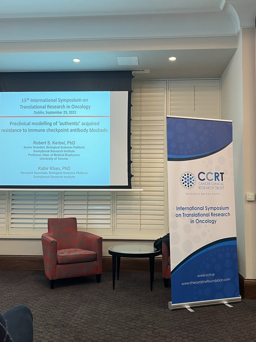 CCRTIreland's tweet photo. Day 2 of #TransOncXV! This morningโs sessions will explore how we can exploit the tumour microenvironment for drug treatment and biomarker discovery @ProfJohnCrown https://t.co/2KR5VKHVU3