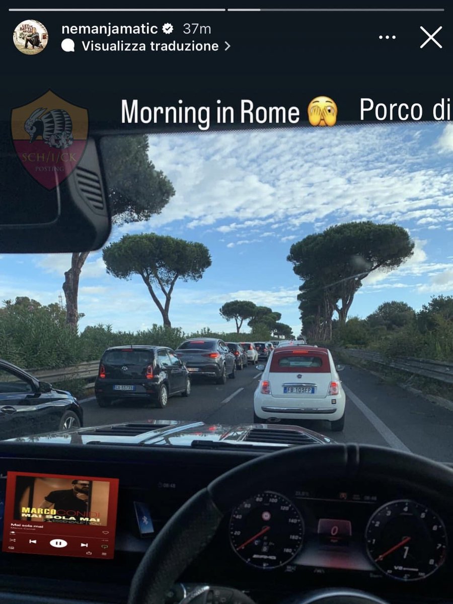 Si vabbè Nema, stai calmo peró. É solo la Colombo alle nove.