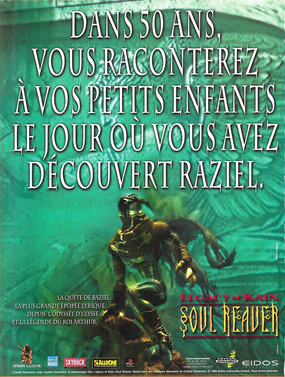 RetroVGAdverts's tweet photo. PlayStation Magazine n°29 (Mars 1999)

#retrogaming #adverts https://t.co/DeBoZwnKt4