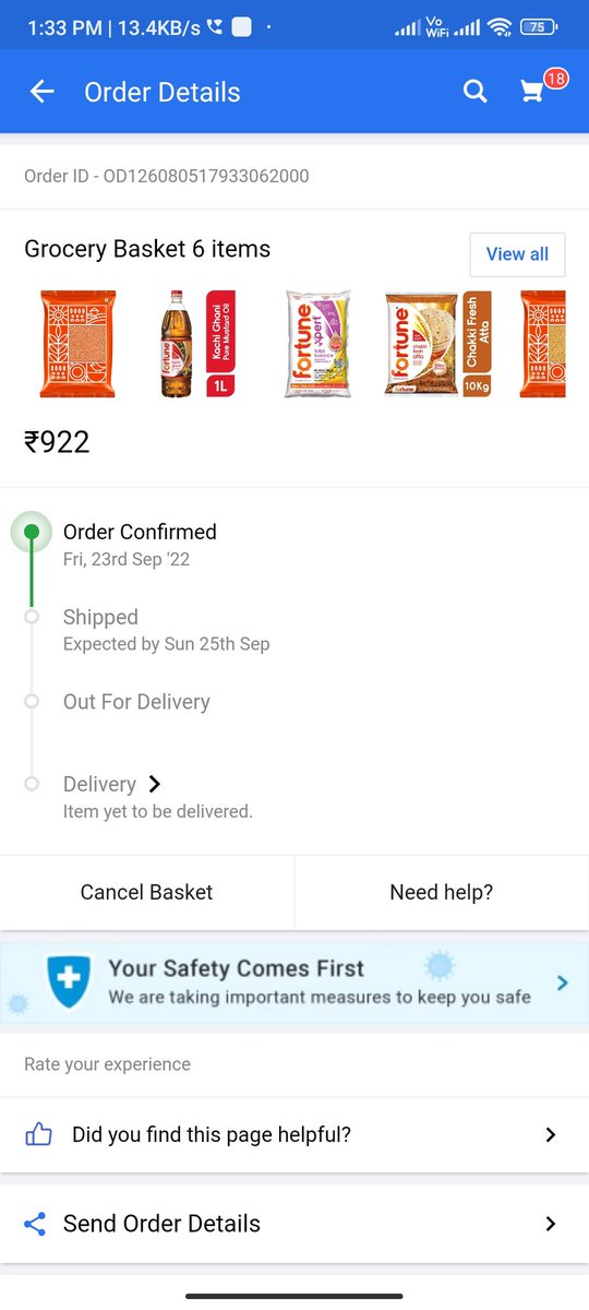 ManishBalmiki8's tweet photo. My payment is done but the goods have not been delivered yet @flipkartsupport @Flipkart https://t.co/3jT9gzisn0