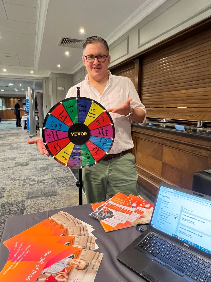 theCAP2team's tweet photo. The team are looking forward to a fantastic day at the @Swim_England Teaching and Education Conference in Solihull today.
If you're attending, say hello and have a spin on our 'wheel of fortune' - everyone's a winner!
#SETEC2022 #team #event #sportsmanagementsoftware https://t.co/V9mU03klnK