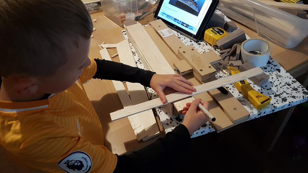 DowlingMichelle's tweet photo. Jacob enjoyed making his Titanic for his homework @NYPSY3Elephants @Newyorkprimary https://t.co/JMVAfPWXbC