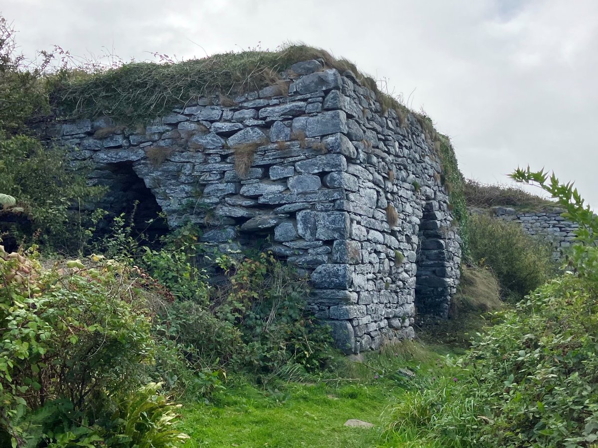 #ThrowbackThursday to the 1800s when these unusual square lime kilns between Llanrhystud and Llanon were still in use. Lime was brought here from both North and South Wales for use on the fields and in mortar.